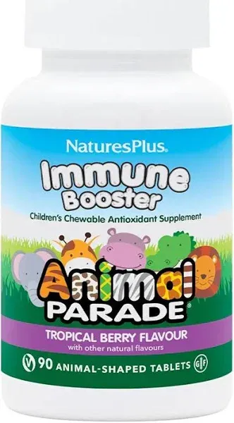 NaturesPlus Animal Parade Immune Booster Tropical Berry Flavour 90s