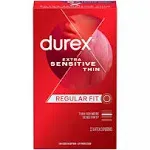 Durex Extra Sensitive Condoms Lubricated Latex 12