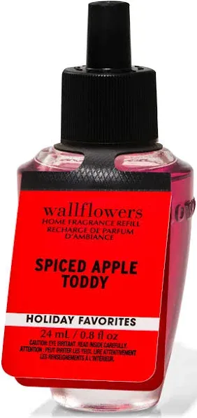 Bath & Body Works Spiced Apple Toddy Wallflowers Fragrance Refill 0.8 oz 4 Pack