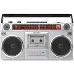 Boombox Radio Cassette Player Recorder, AM/FM -SW1/SW2 Radio, Wireless Stream...