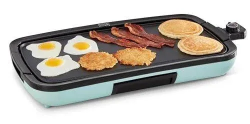 DASH Deluxe Everyday Electric Griddle with Dishwasher Safe Removable Nonstick Co