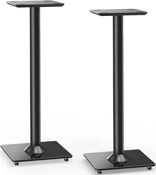 Universal Speaker Stand Pair, 31 Inch Height Bookshelf Speaker Stands for Sat...