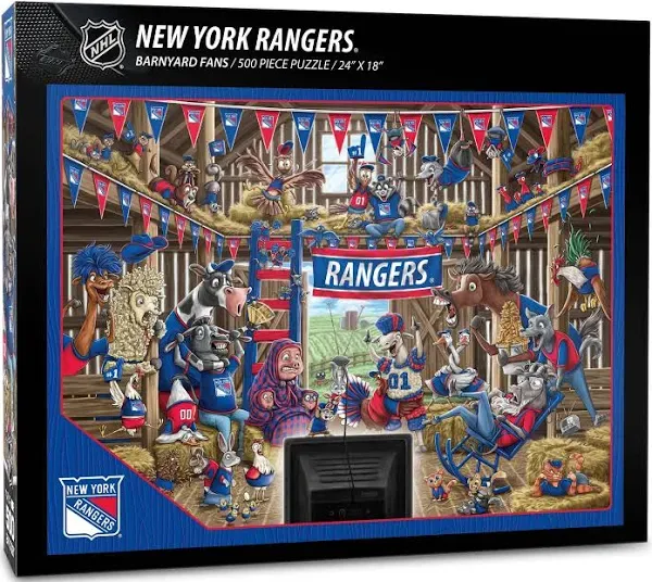 YouTheFan NHL Barnyard Fans Puzzle