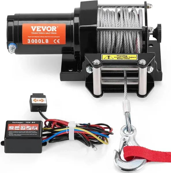 VEVOR Electric Winch ATV UTV 3000 lb