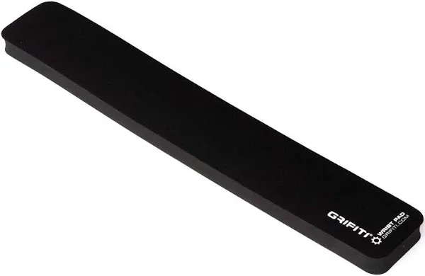 Grifiti Fat Wrist Pad 17 x 2.75 x 0.75 inch Black Is A Thinner Wrist Rest for St