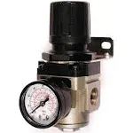 Primefit R3802G Intermediate Air Regulator with Steel-Protected Gauge at 100-PSI ...