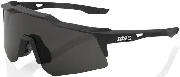 100% Speedcraft XS Sunglasses - Black - Smoke