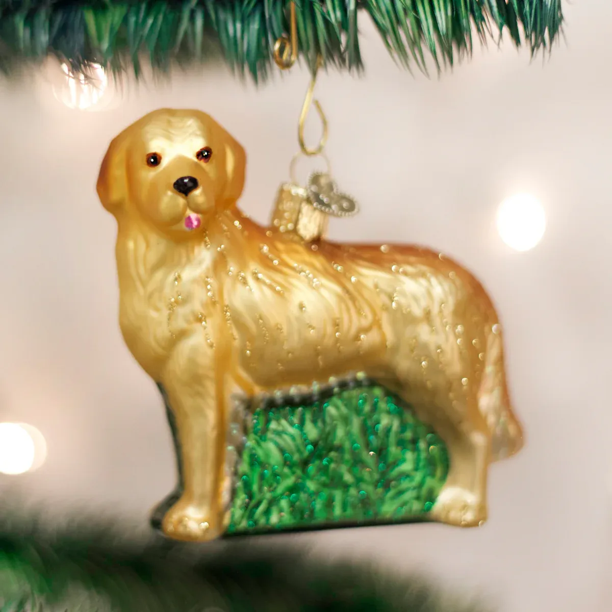 Old World Christmas Golden Retriever Ornament