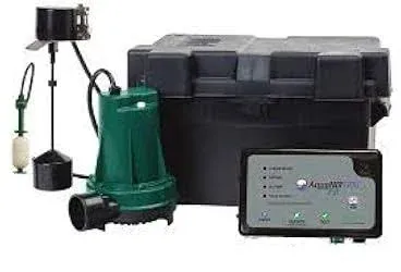 Zoeller Aquanot Fit 508 Backup Sump Pump System