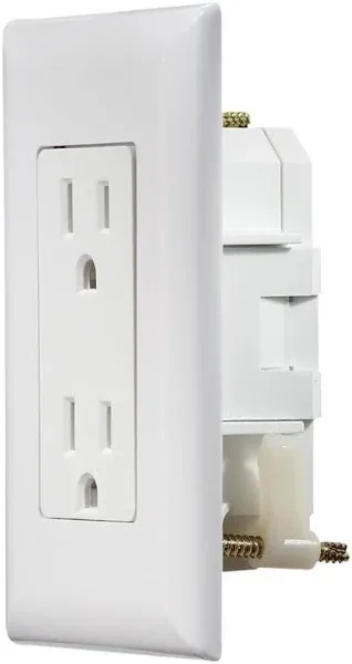 RV Designer Collection Dual Outlet with Cover Plate