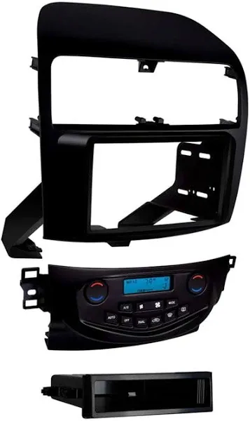 Metra Compatible with Radio, 99-7809B Double/Single DIN Dash Kit for 2004 - 2008 Acura TSX without Navigation (Matte Black)