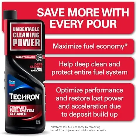 Chevron Techron Concentrate Plus Fuel System Cleaner