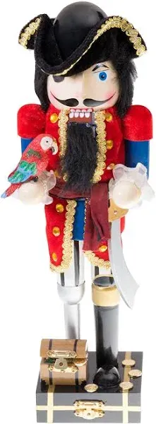 Clever Creations Pirate Nutcracker