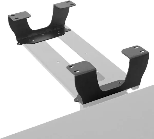 Steel Dual Spacer Brackets for Under Desk Keyboard and Slider Tray, Height Tr...