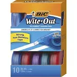 BIC Wite-Out Brand EZ Correct Correction Tape, 39.3 Feet (WOTAP10)