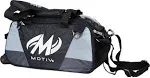 Motiv Ballistix 2 Ball Double Tote Covert Black Bowling Bag