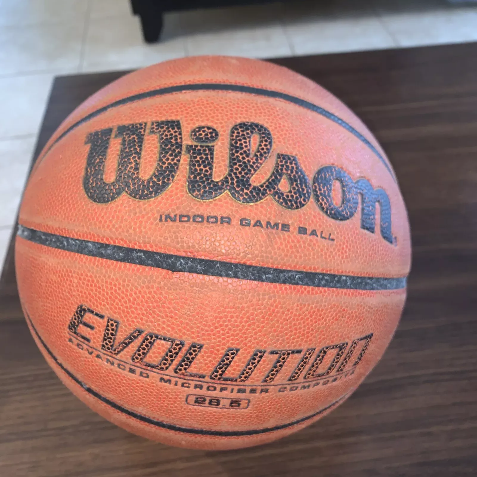 Wilson Evolution 28.5&#034; Basketball - Orange (WTB0586R)