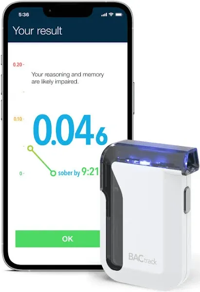 BACtrack Mobile Smartphone Breathalyzer Professional-Grade Accuracy