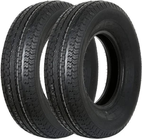 Set of 2 Durun Premium Trailer Tires ST 225/75R15 10 Ply Load Range E, 225/75/15 225 75 15 Radial 117/112N