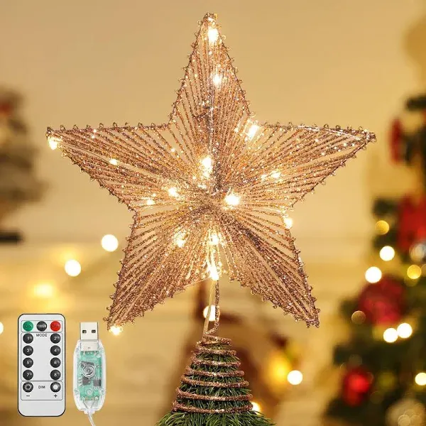 Christmas Star Tree Topper