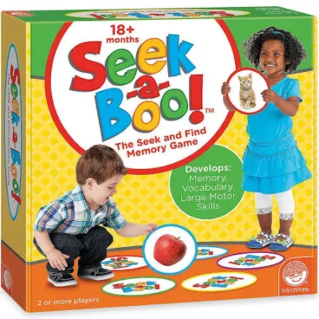 Seek-A-Boo The Seek And Find Memory Game Mindware Brain Toys 18m+ New In Box