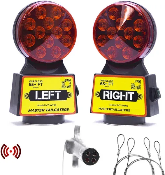 Master Tailgaters Wireless Trailer Tow Lights Multi Functional Signal Lights