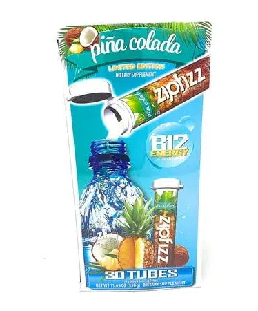 Zipfizz Pina Colada Energy Drink Mix - 30 ct