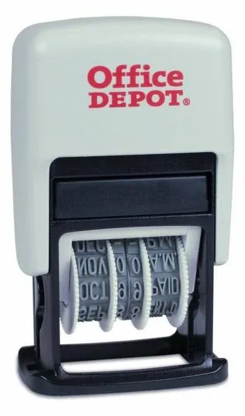 Office Depot Self-Inking 3-in-1 Micro Dater