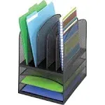 Onyx™ Mesh Desk Organizer 3 Horizontal 5 Upright