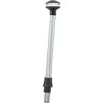 Perko 1440DP2CHR Inland-Series Reduced Glare White All-Round Pole Light - 24" Height, 0° Rake