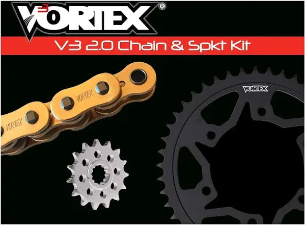 Vortex Gold WSS Chain and Sprocket Kit