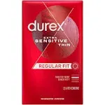 Durex Extra Sensitive Condoms Lubricated Latex 12