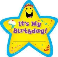 Creative Teaching Press It's My Birthday! Star Badges