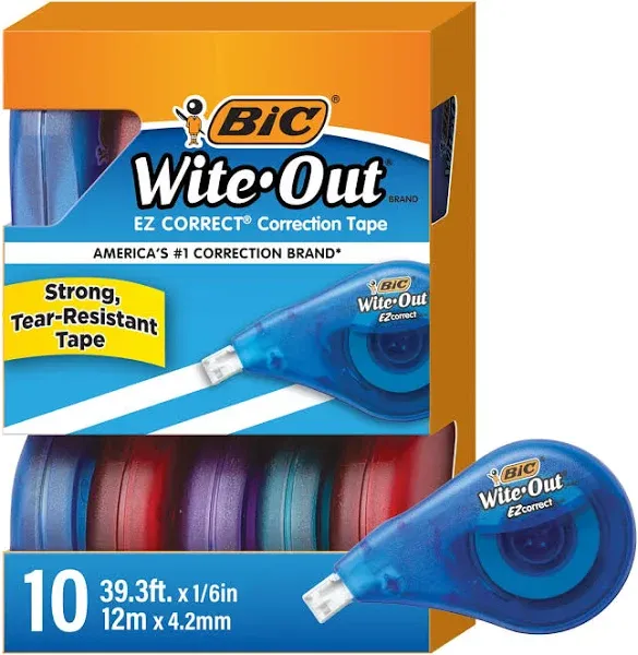 BIC Wite-Out EZ Correct Correction Tape