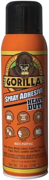 Gorilla Heavy Duty Repositionable Spray Adhesive