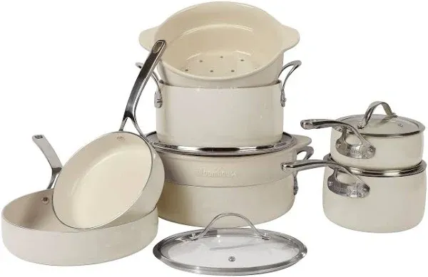 Bloomhouse 12 - Piece Non-Stick Aluminum Cookware Set