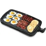 Deluxe Everyday Electric Griddle with Dishwasher Safe Removable Nonstick Cook...