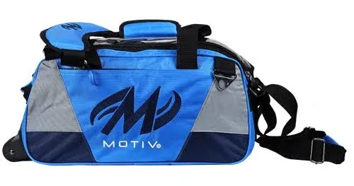 Motiv Ballistix 2 Ball Double Tote Cobalt Blue Bowling Bag