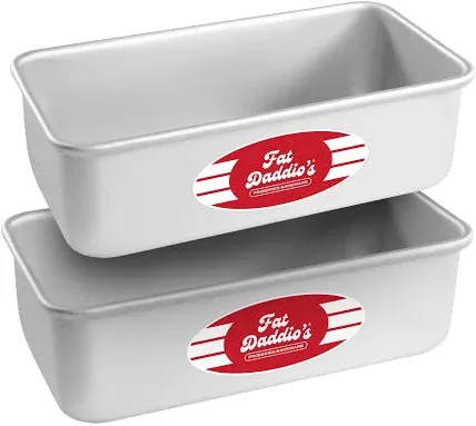 Fat Daddio's BP-Set Anodized Aluminum Bread Pan 2-Piece Set