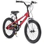 RoyalBaby Freestyle Outdoor Kid&#039;s Sporty Bicycle with Kickstand, 18 Inch, Red