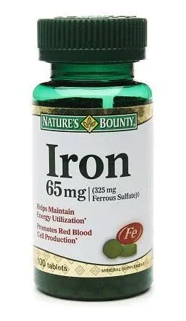 Nature's Bounty Iron Tablets