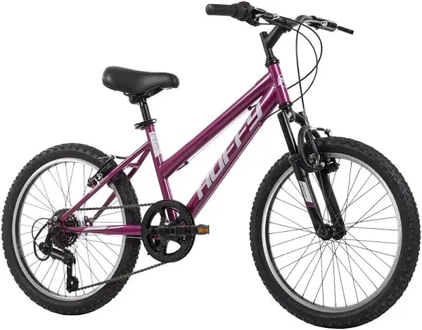 Huffy Stone Mountain Girls Womens 20 Inch Bike Front Suspension, Orchid Gloss