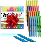 Sharpie Pocket Style Highlighters, Chisel Tip, Assorted Colors, 24-Pack