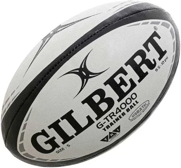 Gilbert Rugby G-TR4000 Trainer Ball SIZE 5 Rugby Sports RED/WHITE BNWT