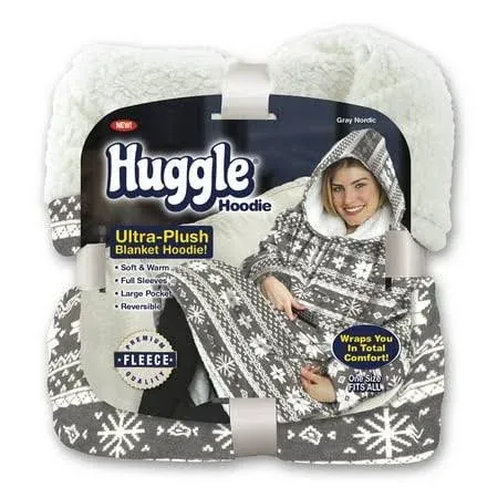 Ontel Huggle Oversized Blanket Hoodie