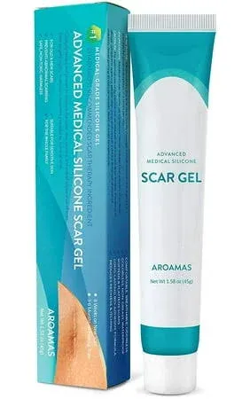 Aroamas Scar Advanced Scar Gel Medical-Grade Silicone Scar Gel for Surgical Scars