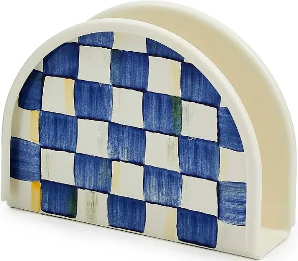 MacKenzie-Childs Royal Check Napkin Holder