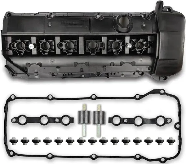 Mostplus Engine Valve Cover and Gasket for BMW 325i 330i 530i X3 X5 E46