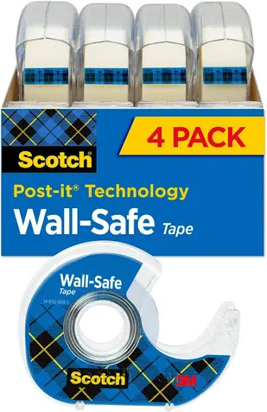 3M Scotch Wall-Safe Tape with Dispenser