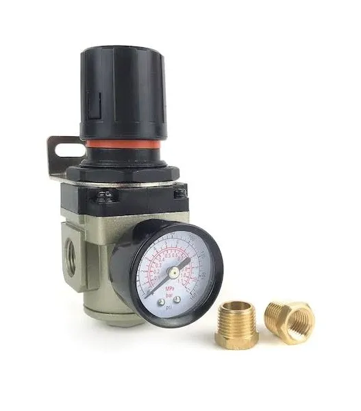 Primefit Intermediate Air Regulator - Gauge - 3/8-Inch NPT